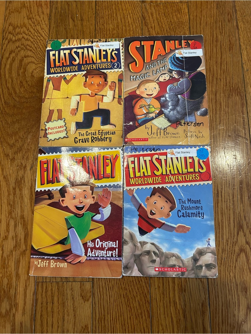 Vintage Used Flat Stanley Chapter Books Lot - Scholastic - Jeff Brown Collection - Picture 2 of 8